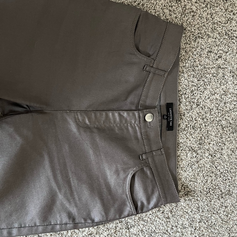 LAFAYETTE 148 Waxed Denim Jeans - Picture 6 of 6